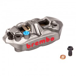 Brembo 20A39710 M4 34 Front Left Cast Aluminum Titanium Radial Mount Monobloc Caliper