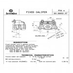 Brembo 20B85257 P2 34 Rear Brake Caliper