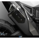 DMV DIFEGHO02K Motorcycle Exhaust Heat Protector - Black