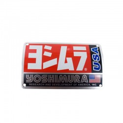 Yoshimura USA AC106W-RS3 Nameplate RS3 Bend