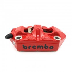 Brembo 120988598 Racing Radial Brake Caliper M4 Monoblock 100mm Red-Black Logo
