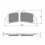 Fizpower FZ-0415 Brake Pads