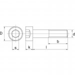 Suter 004-28620 Hexagon Socket Bolt M6X20