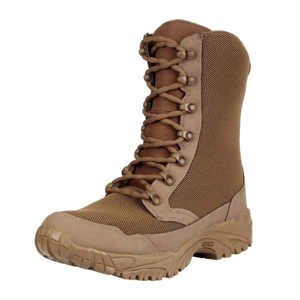 Altai MFH200-Z Super Fabric 8 inch Brown Zip Up Hunting Boots