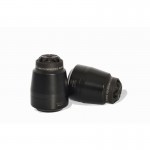 DMV DIHCBF3DKDIHC3D850 Handlebar Caps 3DL Black