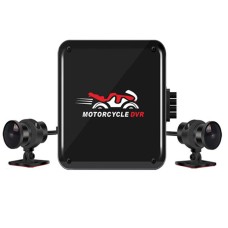 VSYS B6DL Motorcycle Dual Action Camera Recorder DVR Front & Rear View Waterproof Motorbike Dash Cam 32 GB