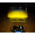 Future Eyes F150 60W Wired Backlight Switch Fog External Auxiliary LED Motorcycle Spotlight