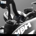DMV DIHRUN28K Motorcycle Handlebar Riser-Black
