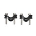 DMV DIHRUN28K Motorcycle Handlebar Riser-Black