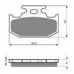 Fizpower FZ-0144 Disc Pad