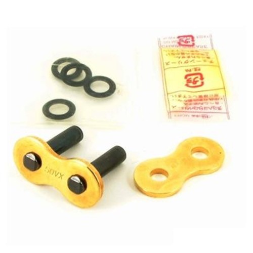 DID 50VX ZJ Pro Street X-Ring Motorcycle Chain Joint Link - Gold
