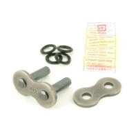 DID 50VX ZJ Pro Street X-Ring Motorcycle Chain Joint Link - Silver