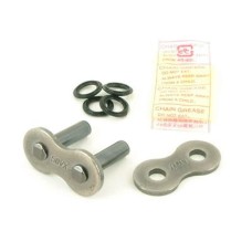 DID 50VX ZJ Pro Street X-Ring Motorcycle Chain Joint Link - Silver