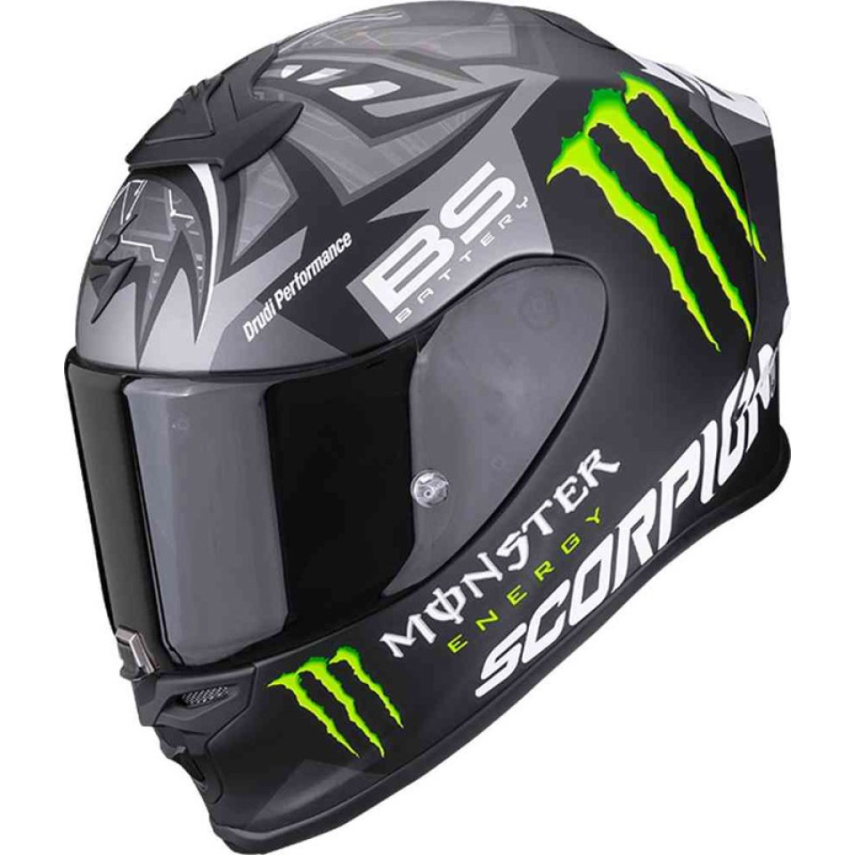 Scorpion Exo-R1 Air Fabio Quartararo Monster Rep Full Face Motorcycle Helmet - Non PSB Approved