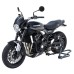 Ermax 1503S6865 Motorcycle Nose Screen Metallic Black Windshield