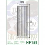 Hiflo HF159 Motorcycle Oil Filter