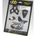 Hyperpro MK-DU06-T001 Motorcycle Steering Damper Mounting Kit for Ducati MONSTER 696/1100 /S 2008-2010 