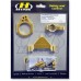 Hyperpro MK-KA06-B009 Motorcycle Steering Damper Mounting Kit for Kawasaki Versys 650 /ABS 2015-2022 