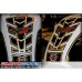 Motografix CAD TY018KA Motorcycle Tank Pad Protector 3D Gel Black / Gold