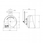 Osun ODL169P00 Universal Great Horn
