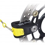Oxford LK278 Alpha XA14 Alarm Disc Lock(14mm pin) Black/Yellow Cover