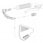 Oxford OX700 Premium Aluminium Lever Guards Pair