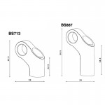 Rizoma BS713B Universal Mirror Adapter