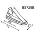 Rizoma BS728B Motorcycle Mirror Adapter