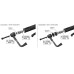 Rizoma RZA LP300B Motorcycle Bar End Mirror Adapter