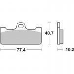 SBS 711DS2 Brake Pad