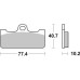 SBS 711DS2 Brake Pad