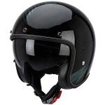 Scorpion Belfast Volt Black-White Motorcycle Helmet - Non PSB Approved