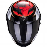 Scorpion EXO 490 Tour White Red Full Face Motorcycle Helmet M