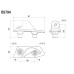 Rizoma BS794B Mounting Kit for Motorcycle Fairing Mirror