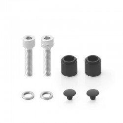 Rizoma BSN906B Side Mount Mounting Kit for Motorcycle Stealth Naked Mirror
