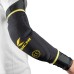Rs Taichi TRV046 Motorcycle Stealth CE Hard Elbow Guard - Black Yellow