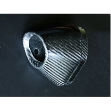 Youshimura USA R55CFEC Motorcycle Exhaust Carbon Fiber Cone Cap RH R55