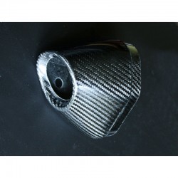 Youshimura USA R55CFEC Motorcycle Exhaust Carbon Fiber Cone Cap RH R55