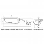 Rizoma BSS011B Stealth Mirrors for BMW