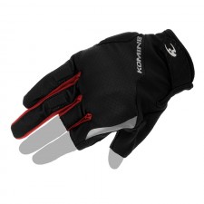 Komine GK-2603 Protect 3 Fingerless Mesh Motorcycle Gloves
