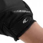 Komine GK-2603 Protect 3 Fingerless Mesh Motorcycle Gloves