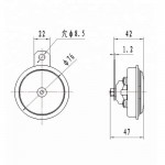 Osun Odl-151 Universal Disc Horn