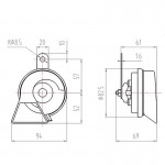 Osun ODL-161 Universal Small Horn