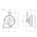 Osun ODL-161 Universal Small Horn
