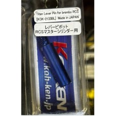 Kohken KOK-2133BL Titanium Coated Lever Pivot Pin for Rcs Titanium Blue