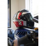 HJC RPHA-1N Ben Spies Silverstar Full Face Motorcycle Helmet