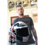 HJC RPHA-1N Ben Spies Silverstar Full Face Motorcycle Helmet