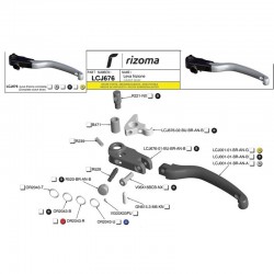 Rizoma Motorcycle Grain Pressor Gn615.3-M6KN M6X16