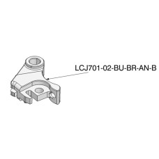 Rizoma LCJ701-02-BU-BR-AN-B Motorcycle Clutch Lever Shaft
