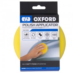 Oxford OX262 Motorcycle Polish Applicator Pads Twin Pack